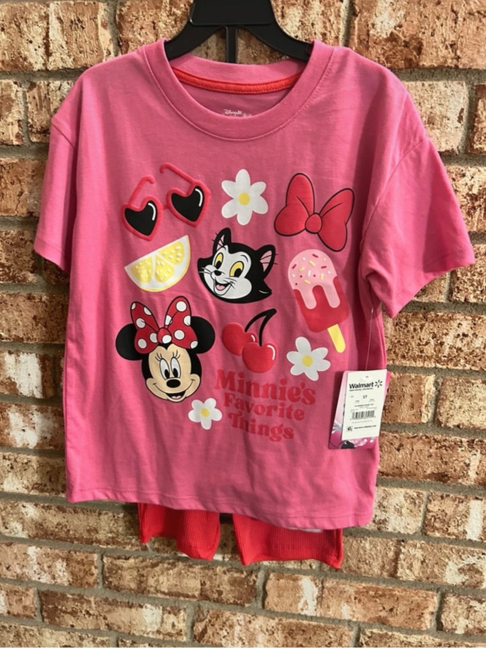 Minnie’s Favorite Things Pink Girls' Graphic Tee 4T